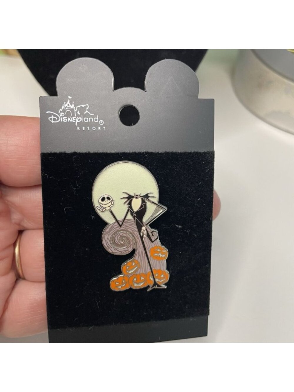 2002 Tim Burton's The Nightmare Before Christmas Disney Pin JACK SKELLINGTON